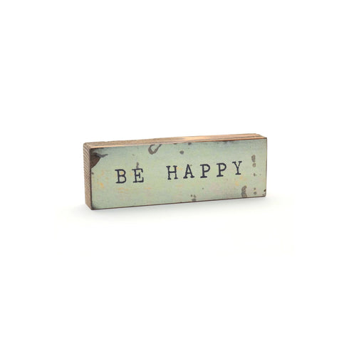 Be Happy - Small Word Block